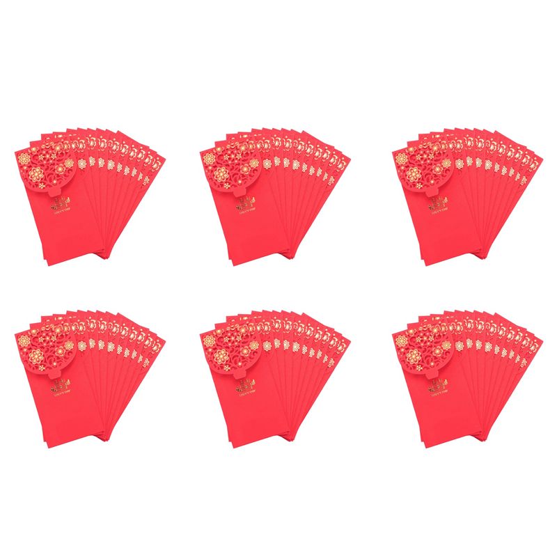 ABZC-60PCS Envelopes vermelhos - Wedding Envelopes avaliação e preço