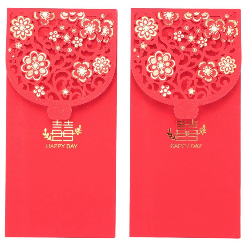 ABZC-60PCS Envelopes vermelhos - Wedding Envelopes avaliação e preço