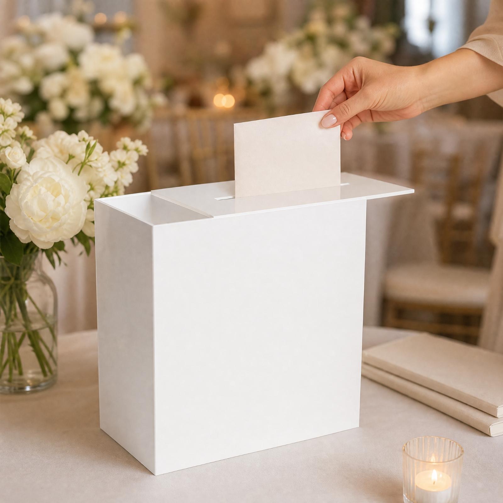 Caixa de coleção de cartões em - Wedding Card Box avaliação e preço
