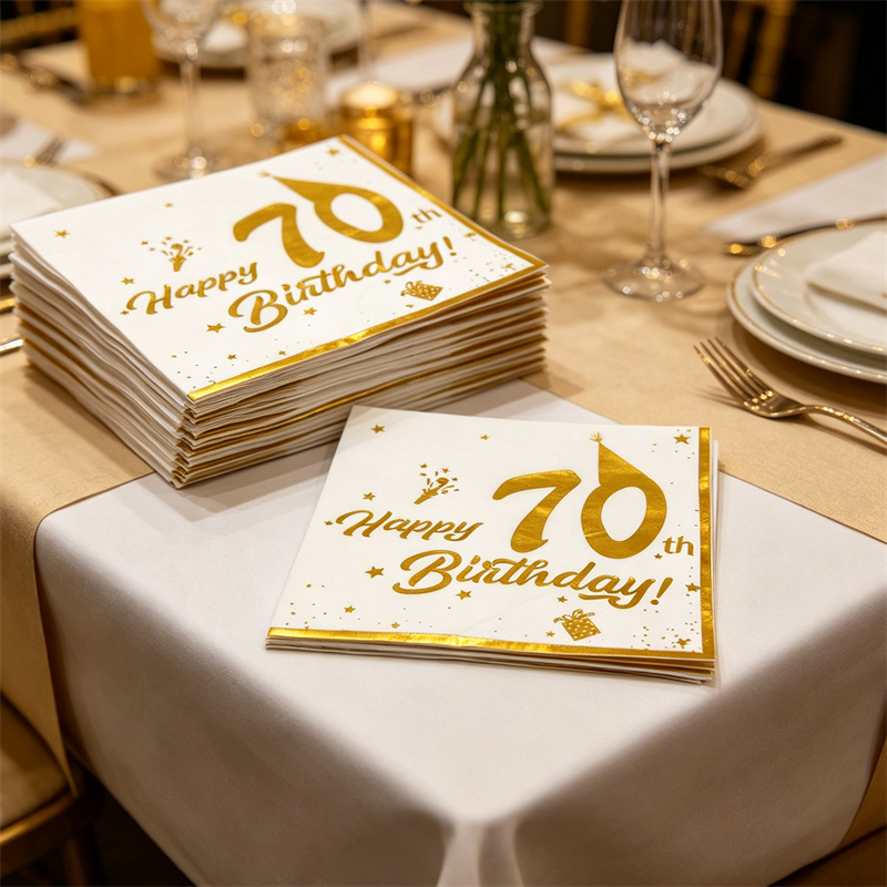 10 peças de guardanapos dourad - Table Number Gold avaliação e preço