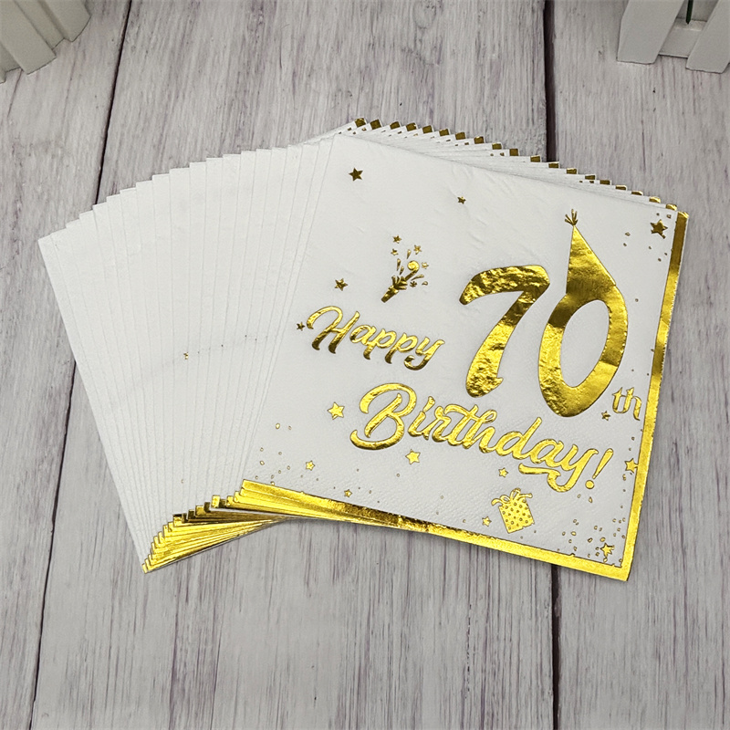 10 peças de guardanapos dourad - Table Number Gold avaliação e preço