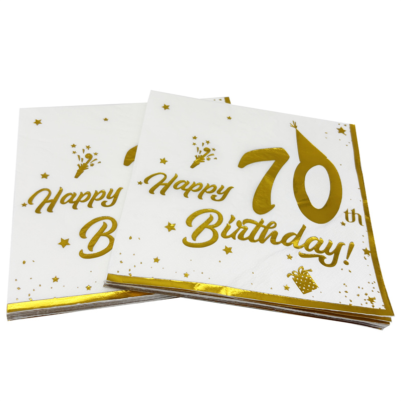 10 peças de guardanapos dourad - Table Number Gold avaliação e preço