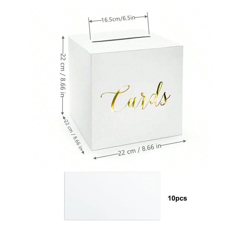 Caixas para Envelopes Brancas  - Wedding Card Box avaliação e preço