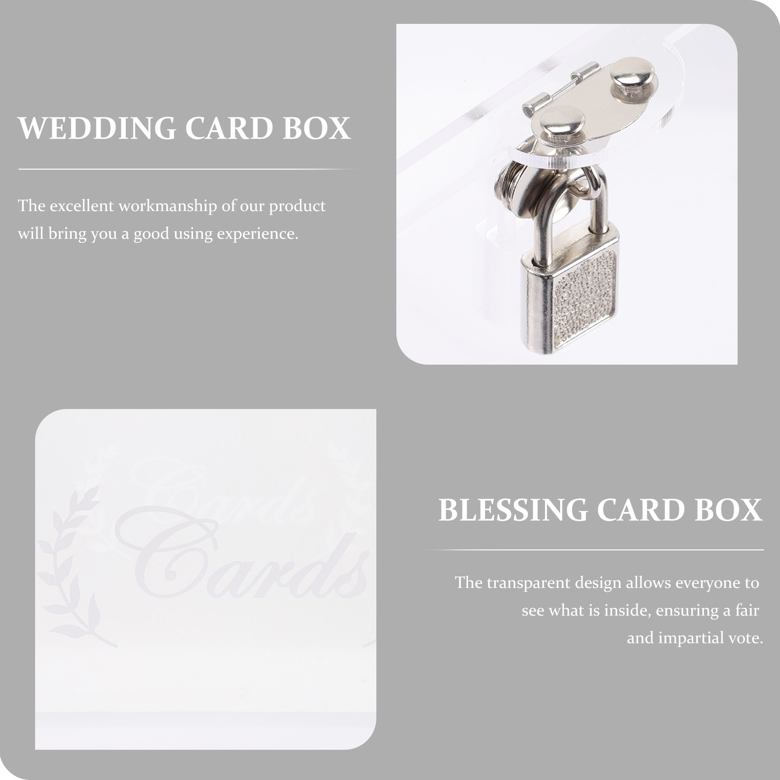 Caixa de Coleção de Cartões de - Wedding Card Box avaliação e preço